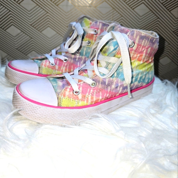 High top tie dye sneakers - Picture 2 of 10